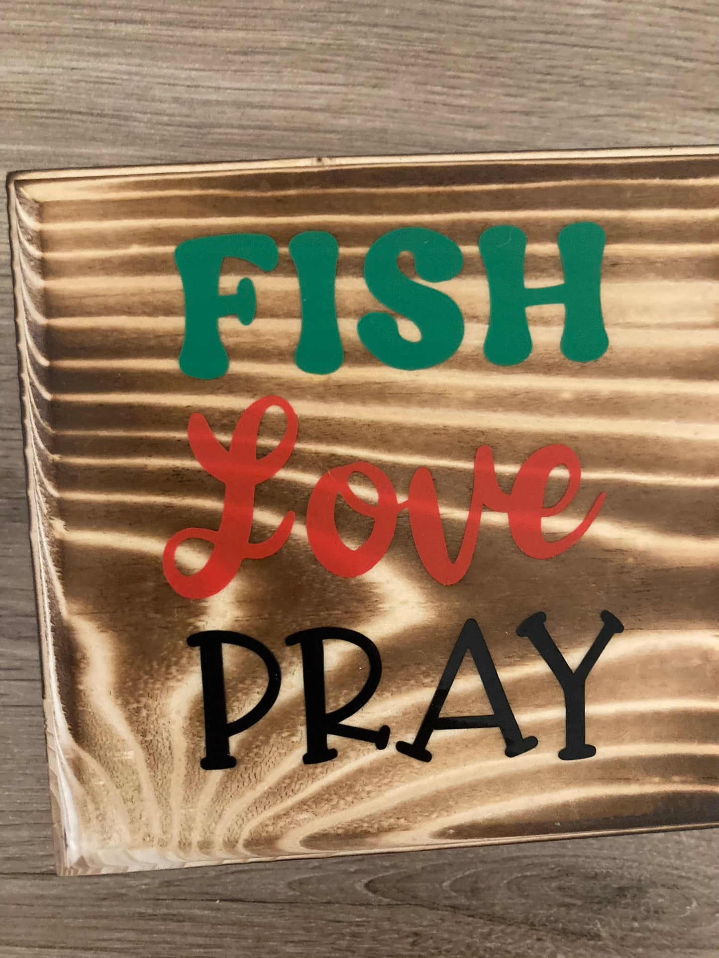 Custom Square Wood Sign