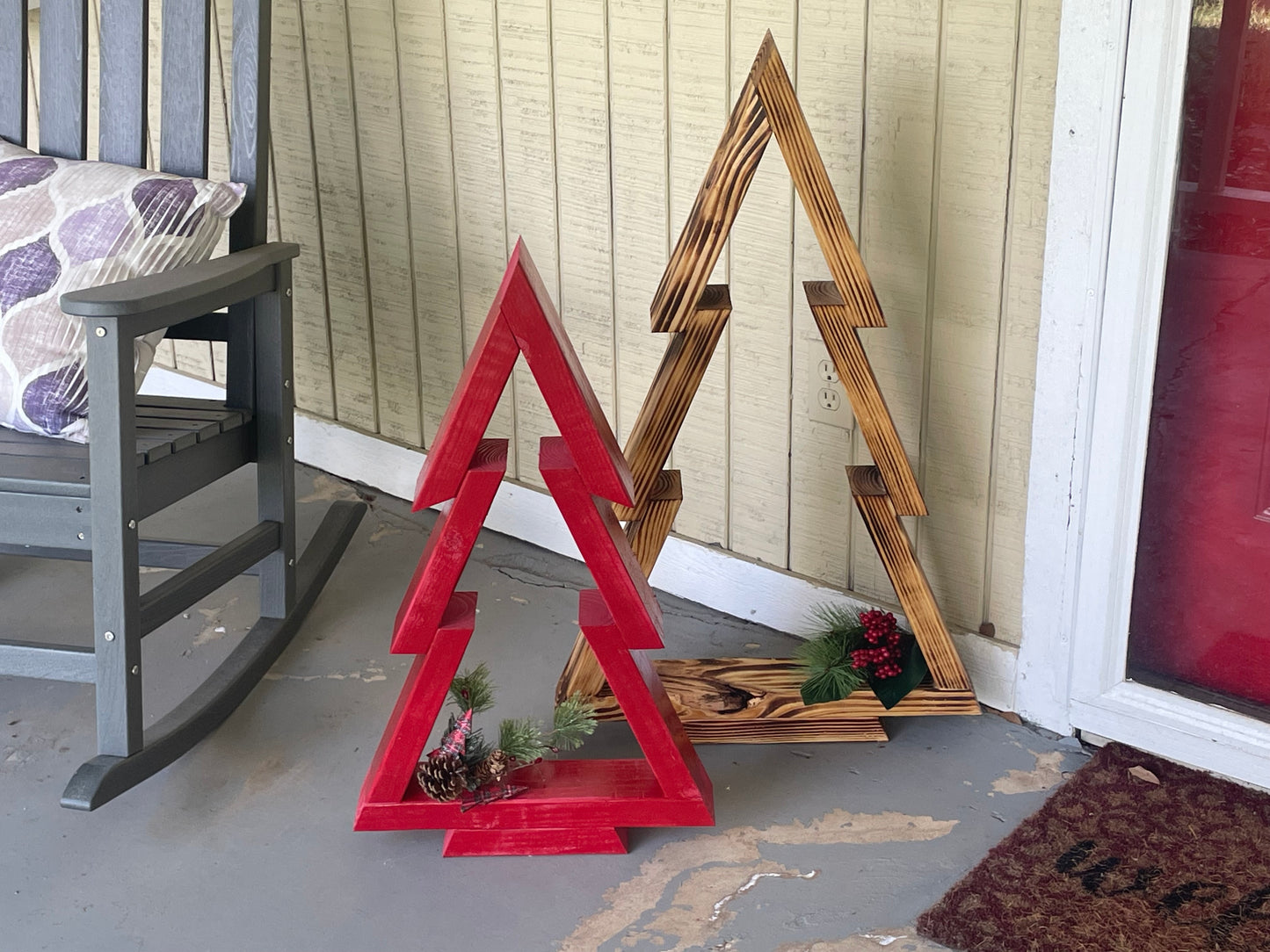 28 inch Wooden Christmas Tree