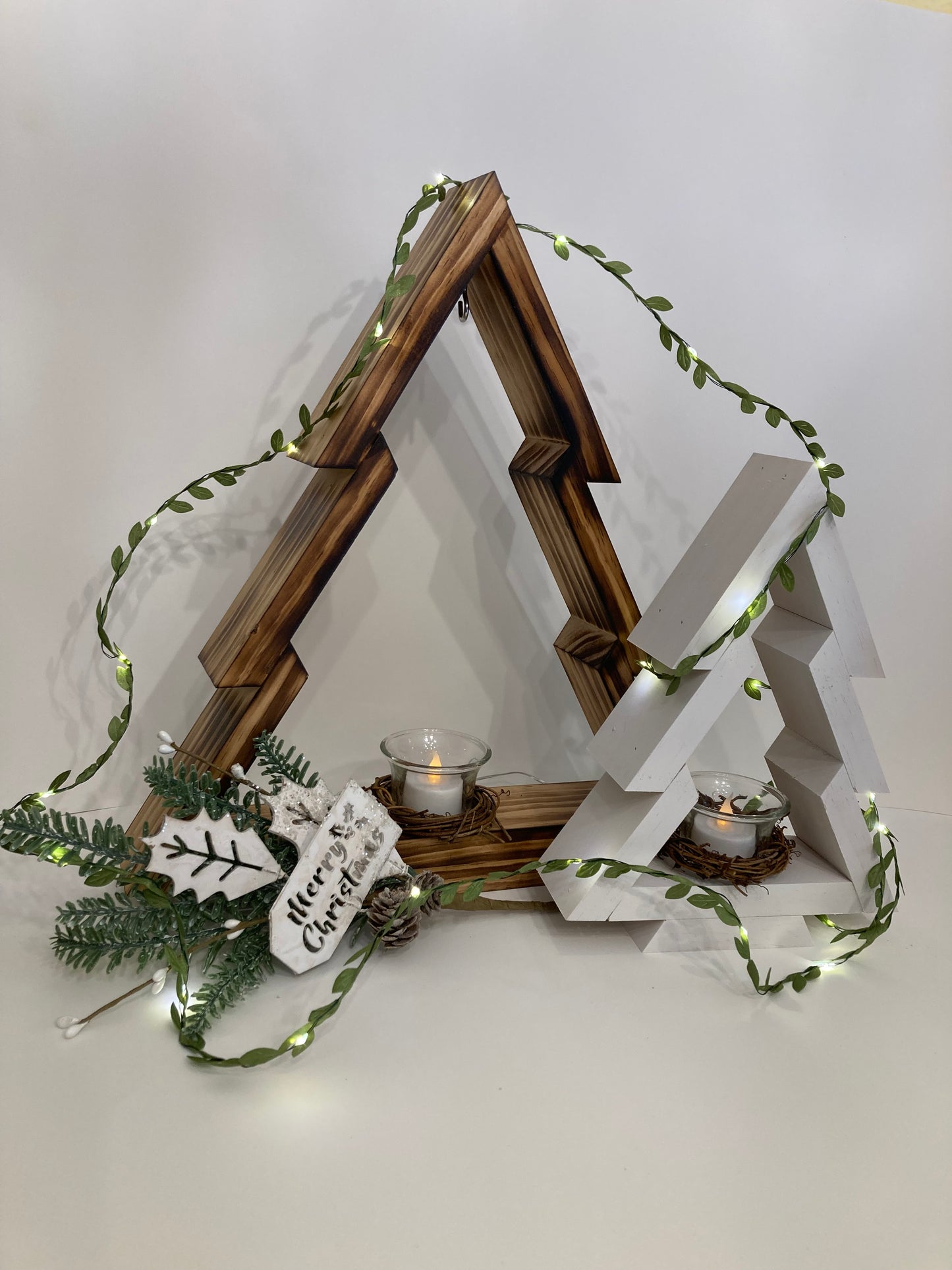 16 inch Wooden Christmas Tree