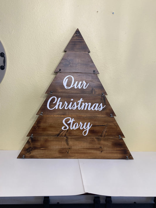 Christmas Tree - Christmas Card/Picture Holder