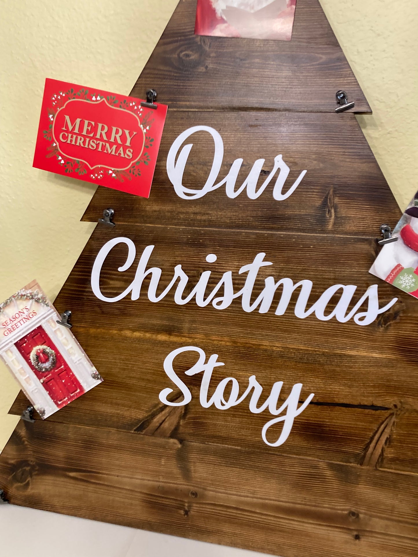 Christmas Tree - Christmas Card/Picture Holder