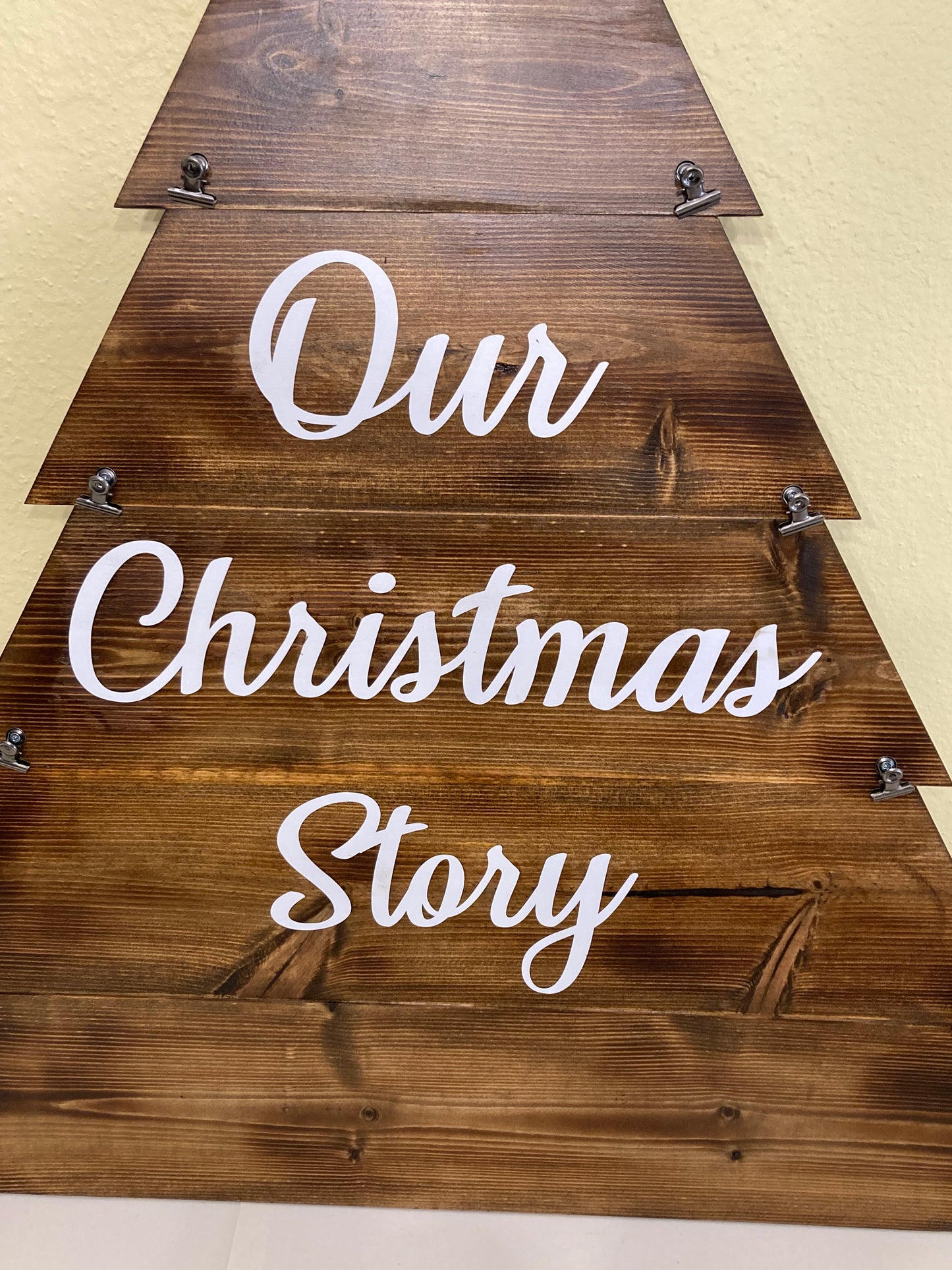 Christmas Tree - Christmas Card/Picture Holder