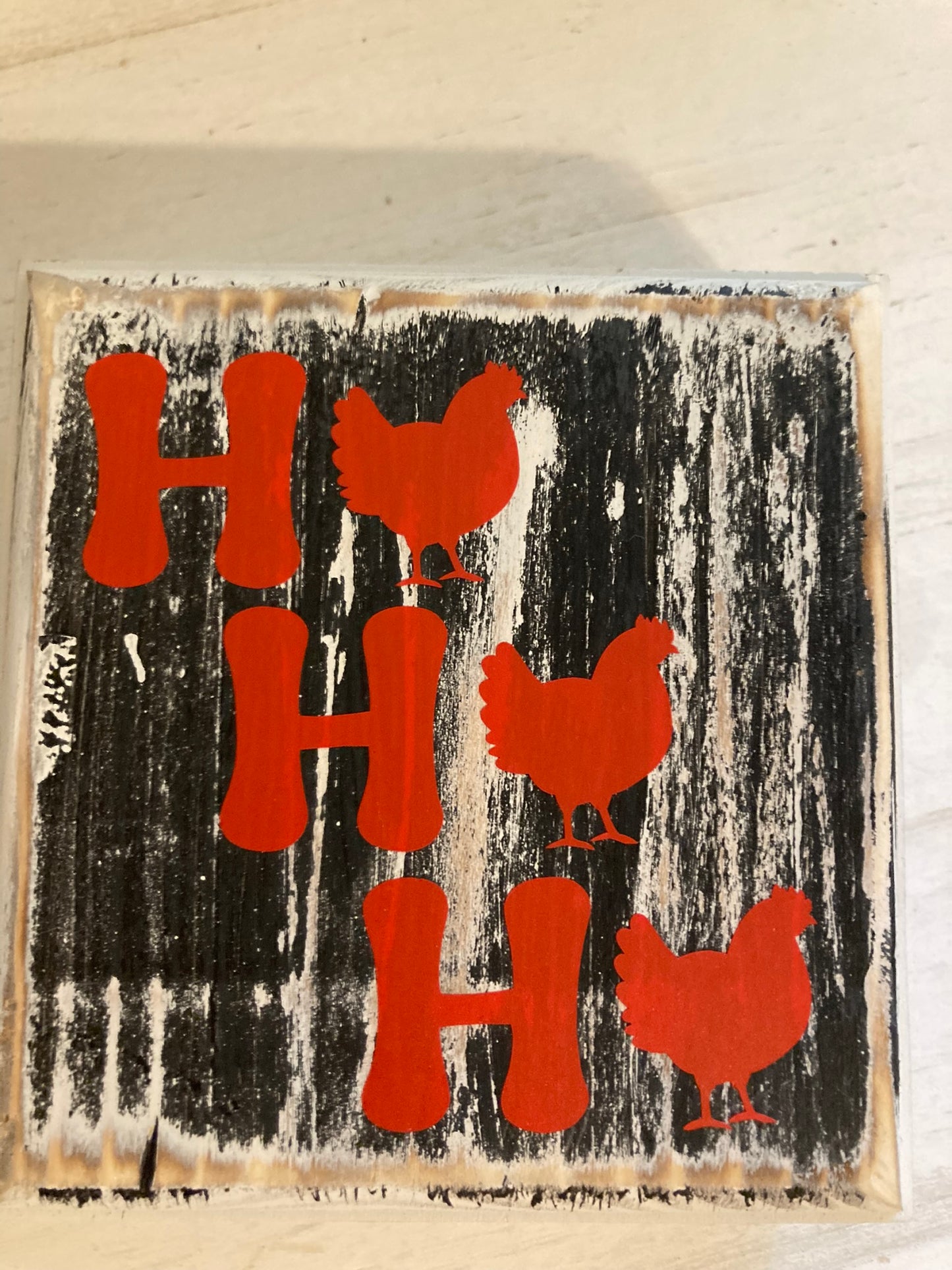 Custom Square Wood Sign