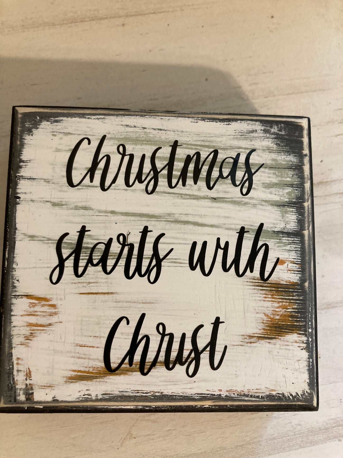 Custom Square Wood Sign