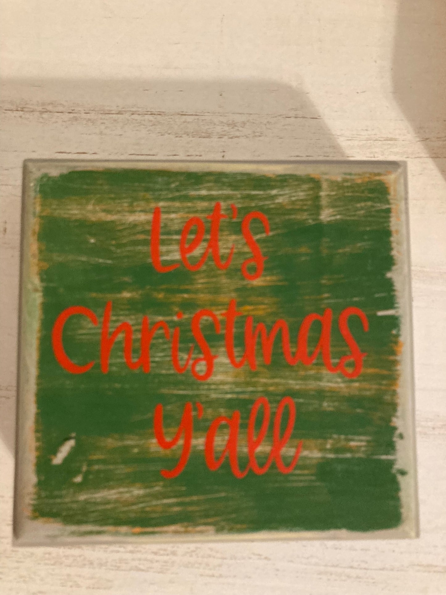 Custom Square Wood Sign