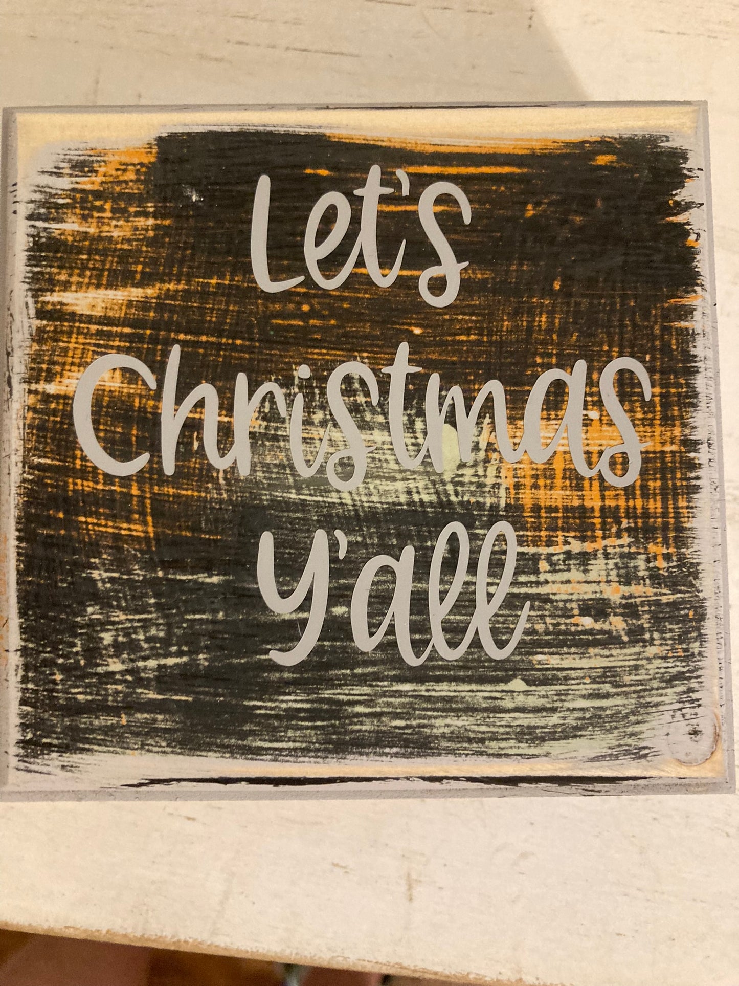 Custom Square Wood Sign