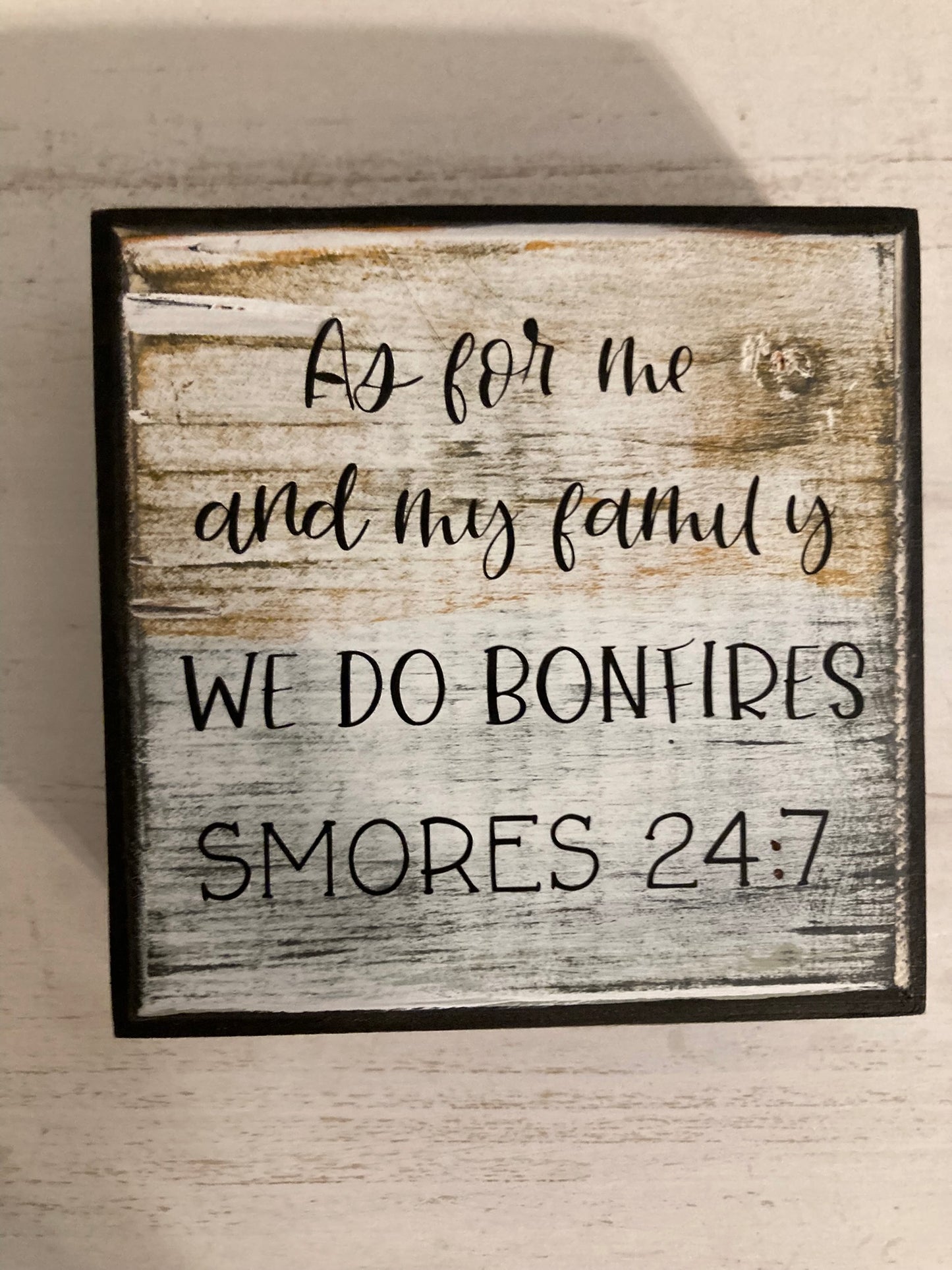 Custom Square Wood Sign