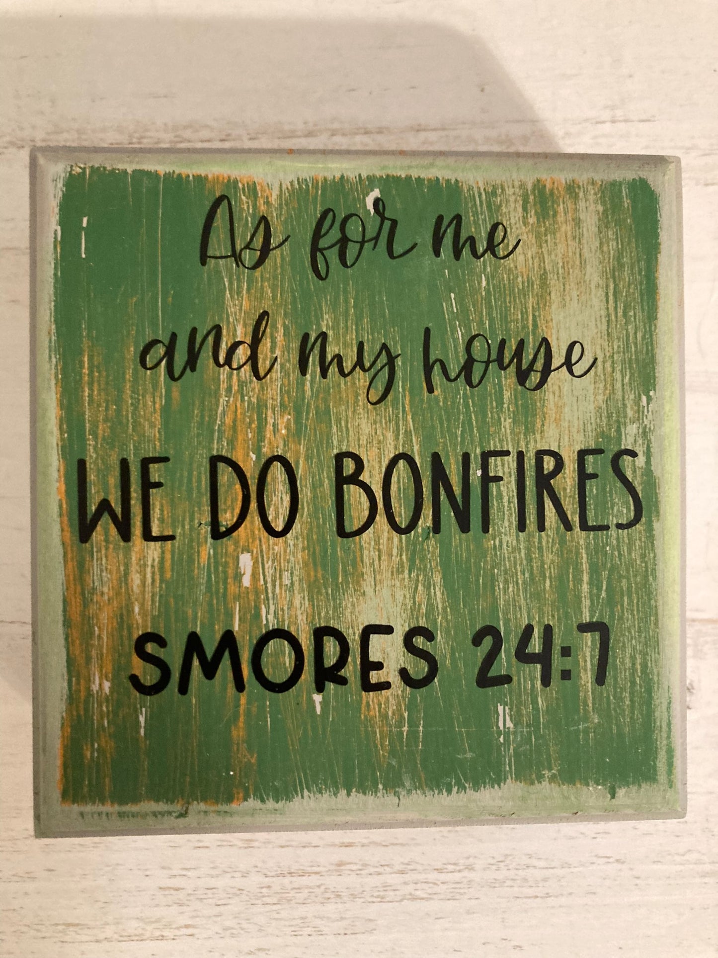 Custom Square Wood Sign