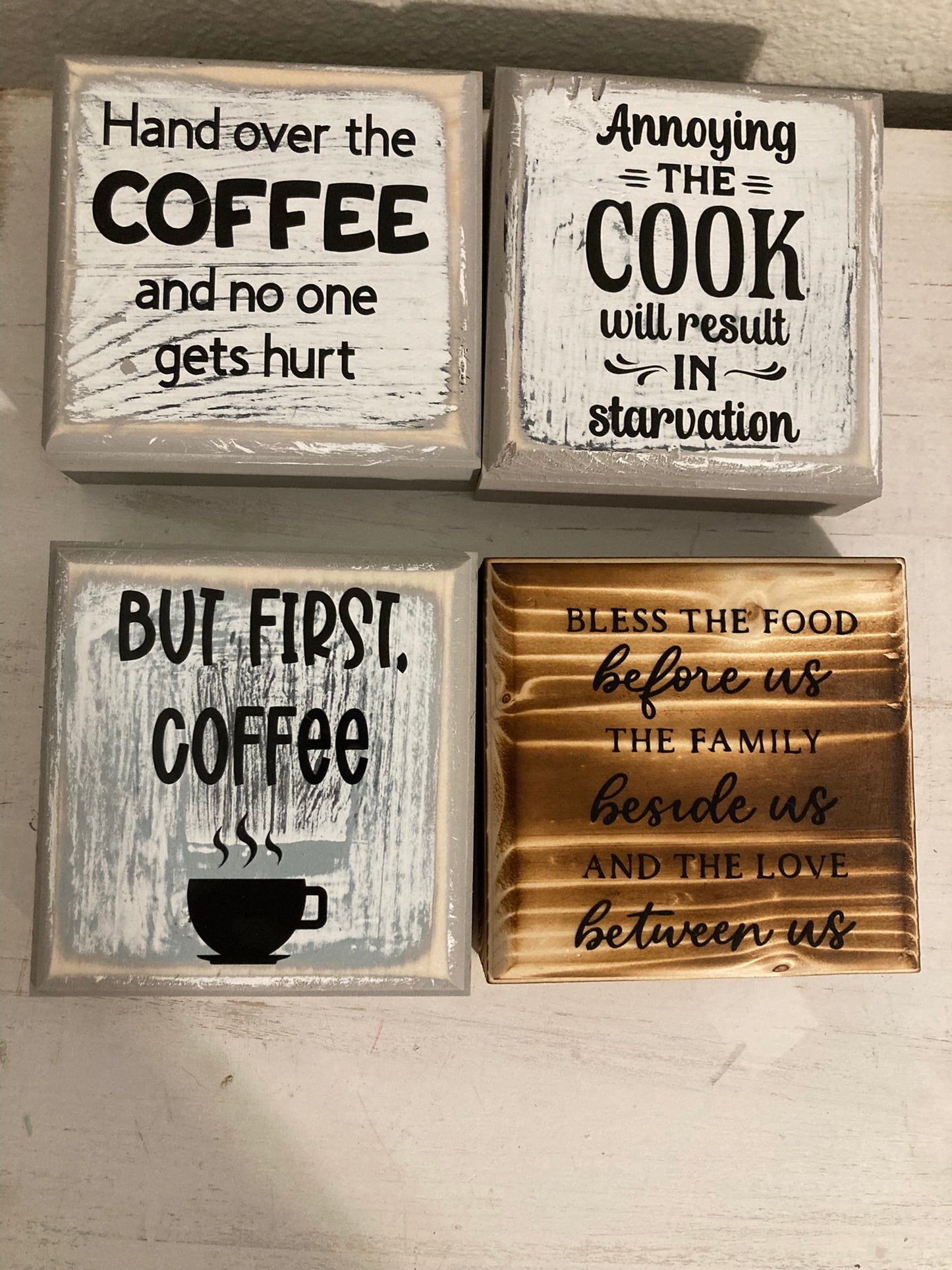 Custom Square Wood Sign