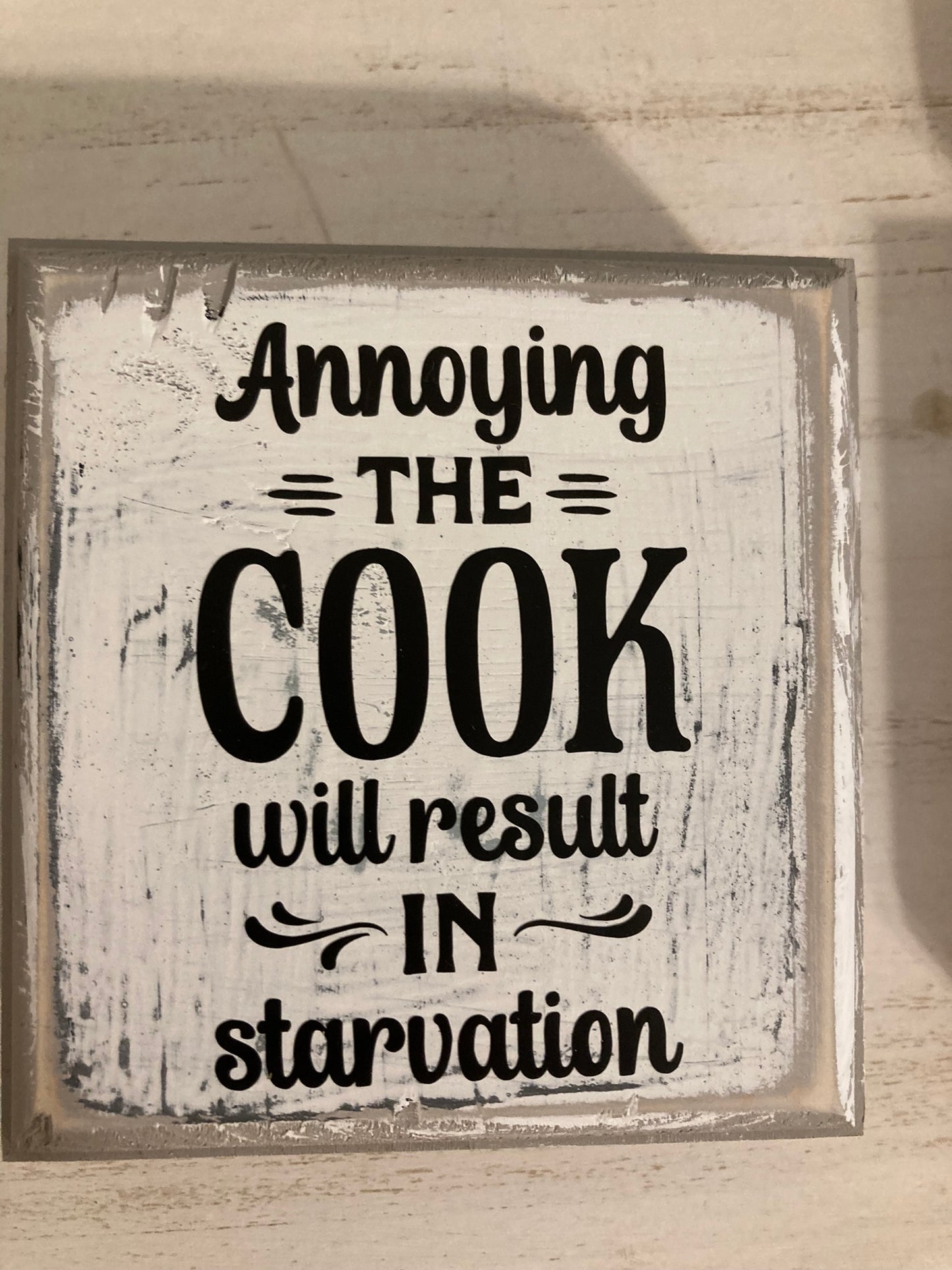 Custom Square Wood Sign