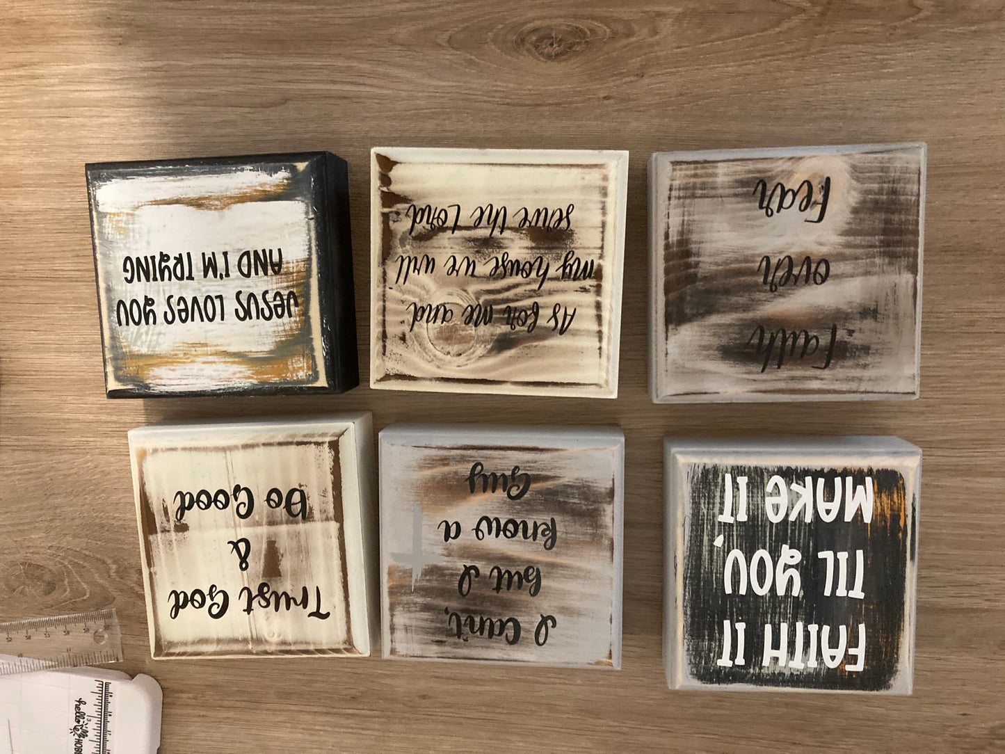 Custom Square Wood Sign