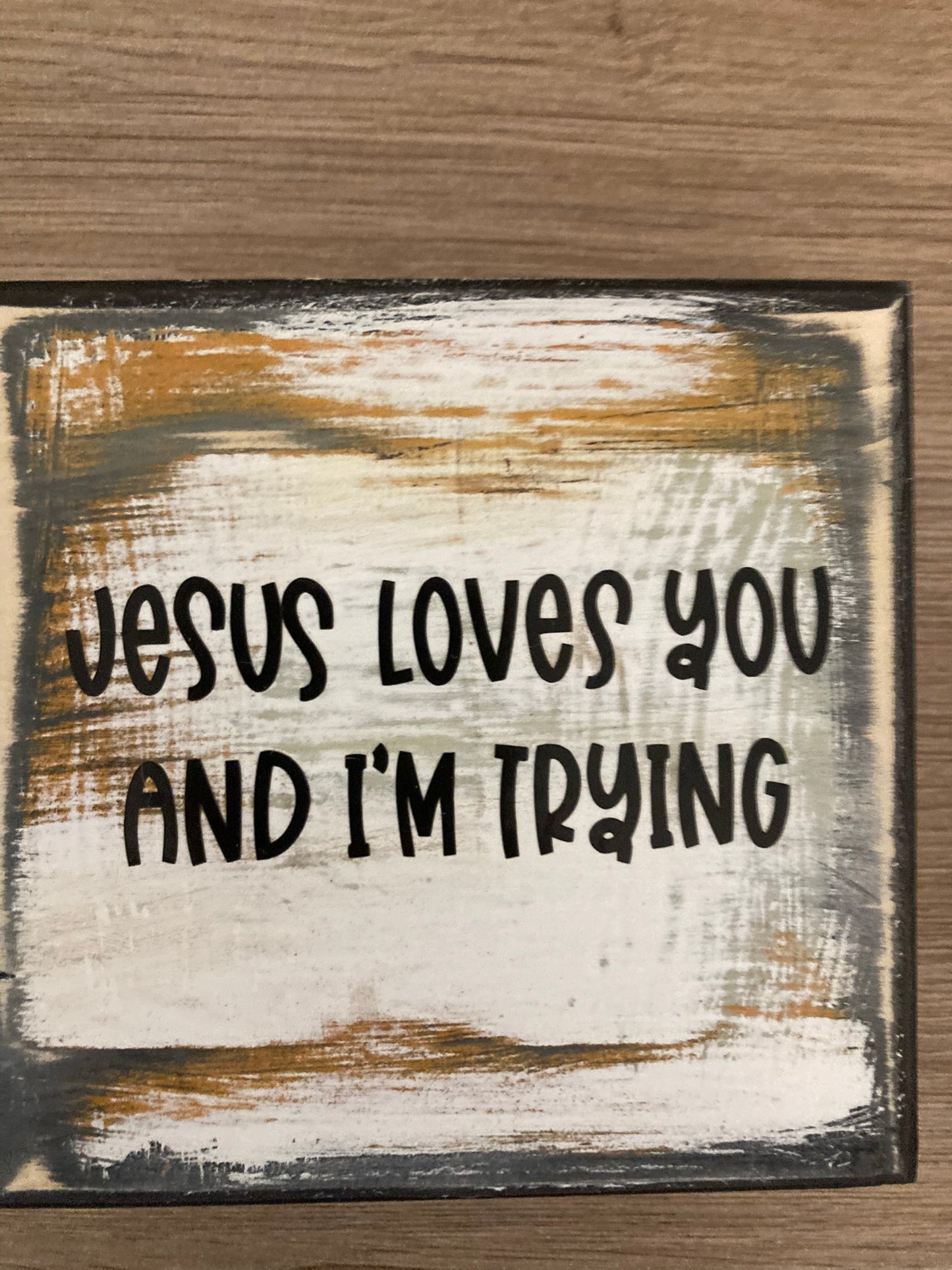 Custom Square Wood Sign