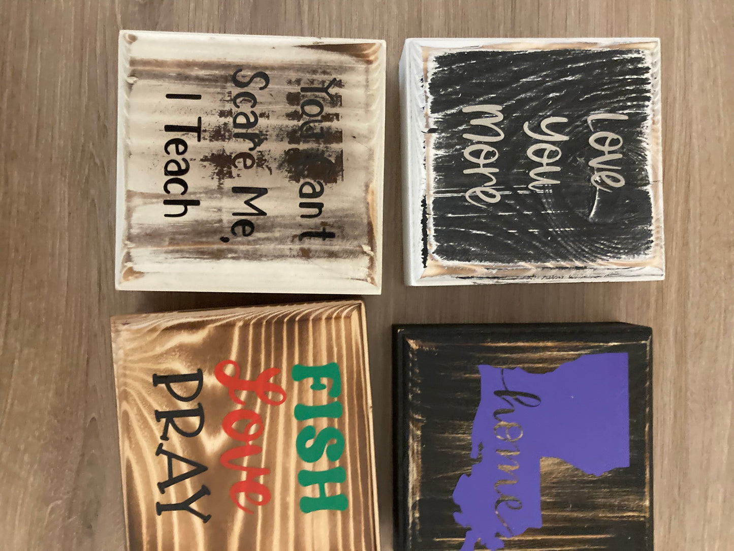 Custom Square Wood Sign